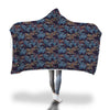 Chinese Wave Dragon Pattern Print Hooded Blanket-grizzshop