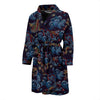 Chinese Wave Dragon Pattern Print Men Long Robe-grizzshop