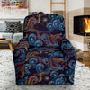 Chinese Wave Dragon Pattern Print Recliner Cover-grizzshop