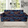 Chinese Wave Dragon Pattern Print Sofa Covers-grizzshop