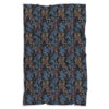 Chinese Wave Dragon Pattern Print Throw Blanket-grizzshop