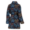 Chinese Wave Dragon Pattern Print Women Long Robe-grizzshop