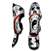 Chinese Zodiac Signs Yin Yang Print Muay Thai Shin Guards-grizzshop