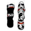 Chinese Zodiac Signs Yin Yang Print Muay Thai Shin Guards-grizzshop