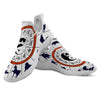 Chinese Zodiac Signs Yin Yang Print White Athletic Shoes-grizzshop