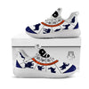 Chinese Zodiac Signs Yin Yang Print White Athletic Shoes-grizzshop