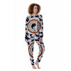 Chinese Zodiac Signs Yin Yang Print Women's Pajamas-grizzshop