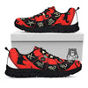 Chinese Zodiac Wheel Yin Yang Print Black Sneaker-grizzshop