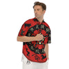 Chinese Zodiac Wheel Yin Yang Print Men's Short Sleeve Shirts-grizzshop