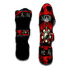 Chinese Zodiac Wheel Yin Yang Print Muay Thai Shin Guards-grizzshop