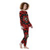 Chinese Zodiac Wheel Yin Yang Print Women's Pajamas-grizzshop