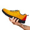 Chinese Zodiac Yellow And Red Print Black Sneaker-grizzshop