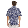 Chintz Floral Print Pattern Men's Short Sleeve Shirts-grizzshop