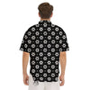 Chip And Casino Print Pattern Men's Short Sleeve Shirts-grizzshop