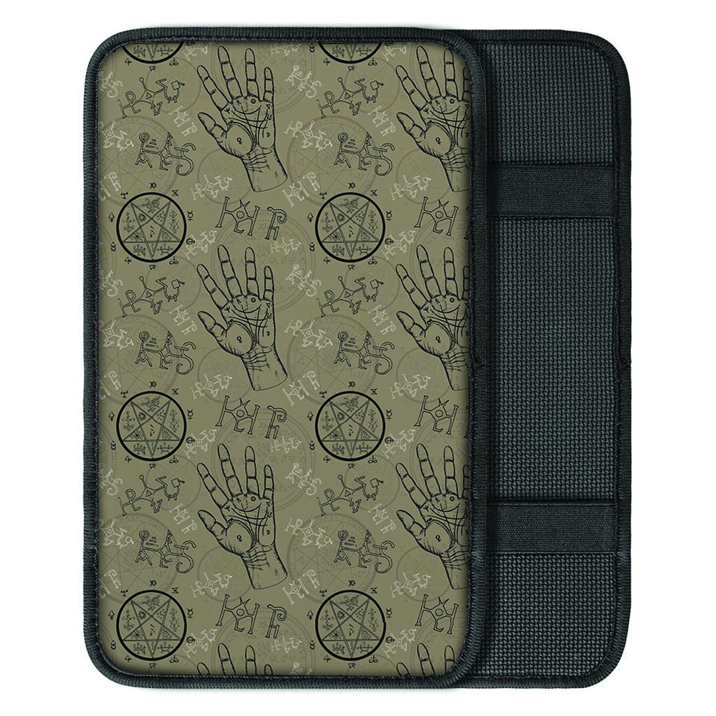 Chiromancy Gothic Witch Car Console Cover-grizzshop