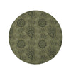 Chiromancy Gothic Witch Round Rug-grizzshop