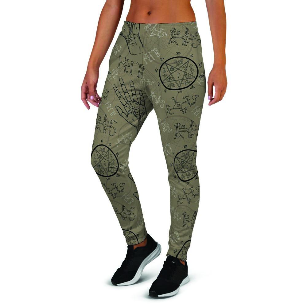 Chiromancy Gothic Witch Women's Joggers-grizzshop