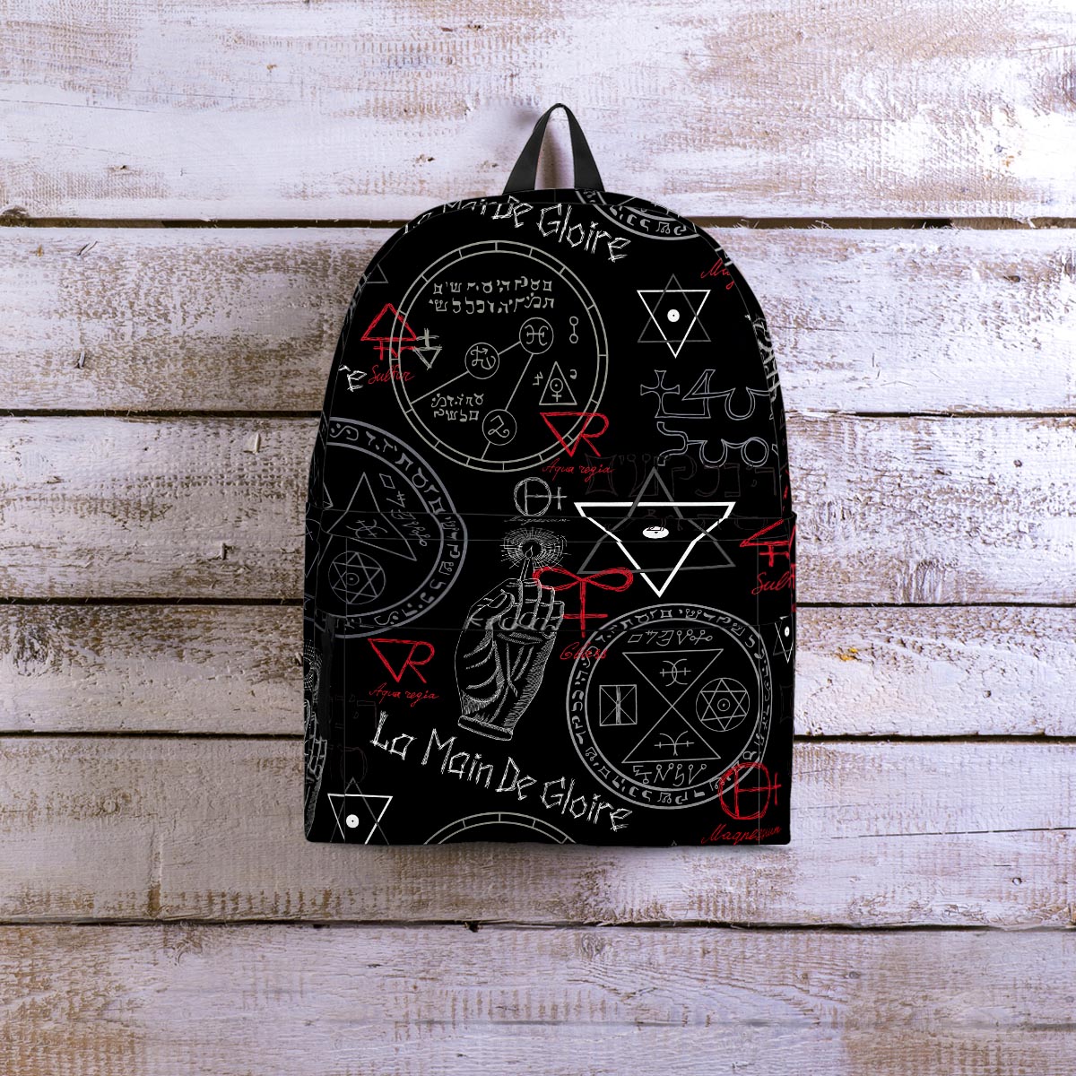 Chiromancy Symbol Gothic Witch Backpack-grizzshop