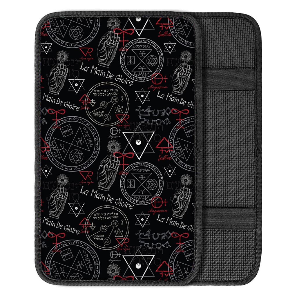 Chiromancy Symbol Gothic Witch Car Console Cover-grizzshop