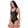 Chiromancy Symbol Gothic Witch One Piece Swimsuite-grizzshop