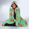 Chirstmas Gingerbread Man Pattern Print Hooded Blanket-grizzshop