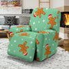 Chirstmas Gingerbread Man Pattern Print Recliner Cover-grizzshop