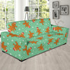 Chirstmas Gingerbread Man Pattern Print Sofa Covers-grizzshop