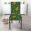 Chirstmas Gingerbread Man Print Pattern Chair Cover-grizzshop