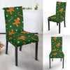 Chirstmas Gingerbread Man Print Pattern Chair Cover-grizzshop