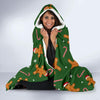 Chirstmas Gingerbread Man Print Pattern Hooded Blanket-grizzshop