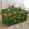 Chirstmas Gingerbread Man Print Pattern Loveseat Cover-grizzshop