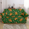 Chirstmas Gingerbread Man Print Pattern Loveseat Cover-grizzshop