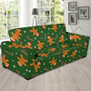 Chirstmas Gingerbread Man Print Pattern Sofa Covers-grizzshop