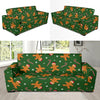 Chirstmas Gingerbread Man Print Pattern Sofa Covers-grizzshop