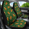 Chirstmas Gingerbread Man Print Pattern Universal Fit Car Seat Cover-grizzshop