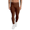 Chocolate Bar Brown Print Pattern Men's Leggings-grizzshop