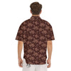 Chocolate Bar Print Pattern Men's Short Sleeve Shirts-grizzshop