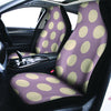 Chocolate Brown Polka Dot Car Seat Covers-grizzshop