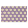 Chocolate Brown Polka Dot Door Mat-grizzshop