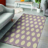 Chocolate Brown Polka Dot Floor Mat-grizzshop