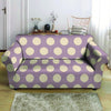 Chocolate Brown Polka Dot Loveseat Cover-grizzshop