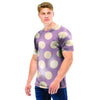 Chocolate Brown Polka Dot Men T Shirt-grizzshop