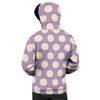 Chocolate Brown Polka Dot Men's Hoodie-grizzshop