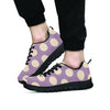 Chocolate Brown Polka Dot Men's Sneakers-grizzshop