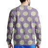 Chocolate Brown Polka Dot Men's Sweatshirt-grizzshop