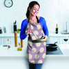 Chocolate Brown Polka Dot Women's Apron-grizzshop