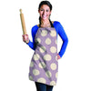 Chocolate Brown Polka Dot Women's Apron-grizzshop