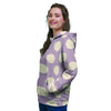 Chocolate Brown Polka Dot Women's Hoodie-grizzshop