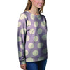 Chocolate Brown Polka Dot Women's Sweatshirt-grizzshop