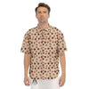 Chocolate Candy Print Pattern Men's Short Sleeve Shirts-grizzshop